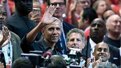 Obama Attends NBA Finals Game In Toronto