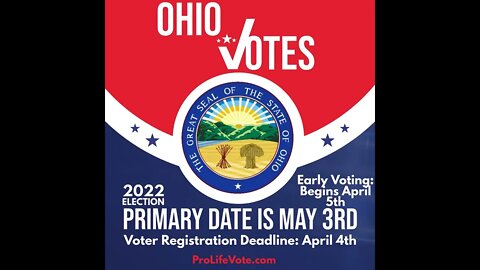 Ohio 2022 Voter Registration Deadline and Primary Date