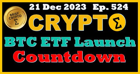 #Bitcoin #Spot #ETF - BRIEF #CRYPTO VIDEO News Talk Action Bitcoin #Halving Cycles