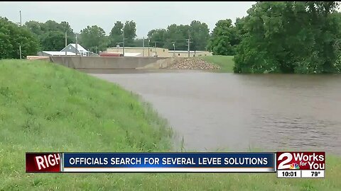Officials search for short and long-term Sand Springs levee solutions