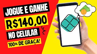 [DE R$20,00 A R$140,00] É Só Jogar e Já Cai Dinheiro na Conta Via Pix - App Para Ganhar Dinheiro