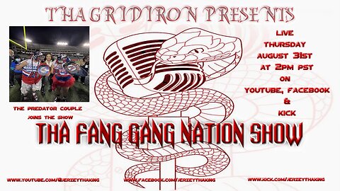 FANG GANG NATION SHOW EP. 11 | THE PREDATOR COUPLE JOINS THE SHOW | ARE THE VIPERS MOVING?