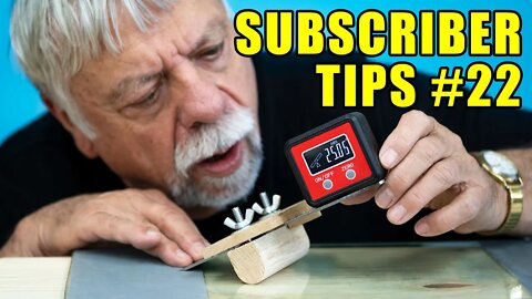 Subscriber Submitted Woodworking Tips & Tricks - Episode 22