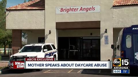 Mother speaks out after former Valley daycare employee assaults child