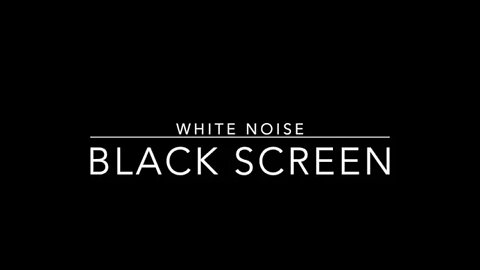 Fall Asleep Instantly with These Calming Sounds (White Noise on Black Screen)