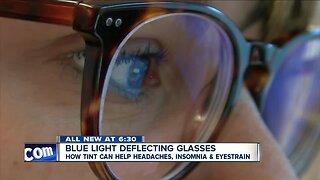 Spending hours looking at a screen, can blue light deflecting glasses help protect your eyes?