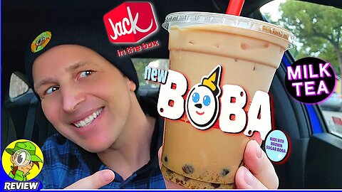 Jack In The Box® MILK TEA WITH BOBA DRINK Review 🃏🧋 ⎮ Peep THIS Out! 🕵️‍♂️