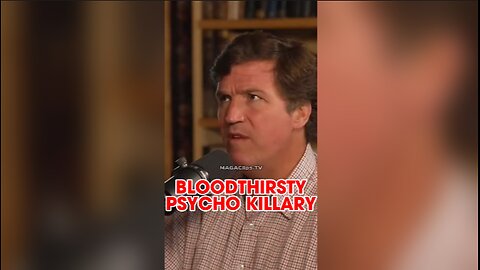 Tucker Carlson & Jack Posobiec: Hillary Clinton is a Bloodthirsty Psychopath - 7/22/24