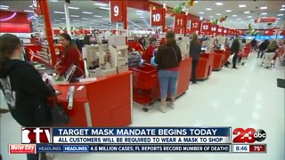 Target mask mandate begins today