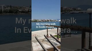 Morning walk in Evoiki Riviera, Greece