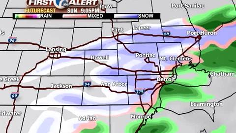 Tracking rain & snow on this Sunday