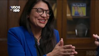 Rep Tlaib Laughs When Confronted On Abolishing Filibuster