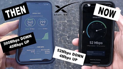 Starlink Customers Rage Quit - Speeds Then & Now!