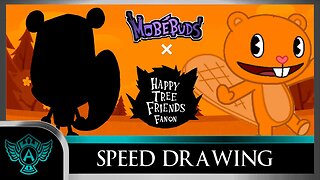 Speed Drawing: Happy Tree Friends Fanon - Taily | Mobebuds Style