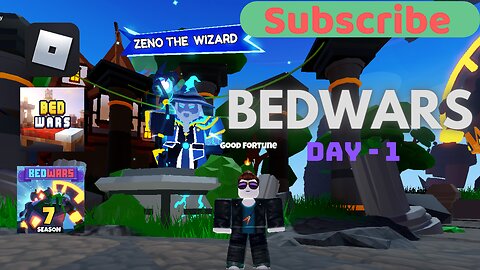 Playing Bedwars as a noob in pro gang | Bedwars DAY-1