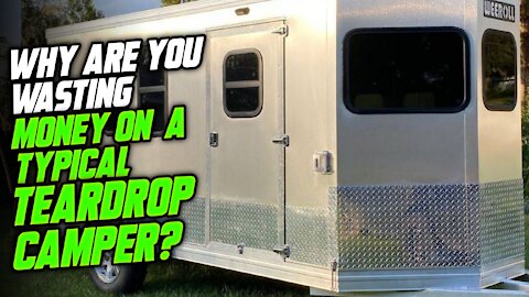 Why buy a Teardrop Camper? Tom from WeeRoll! Teardrop vs Travel Trailer | All Aluminum Trailers