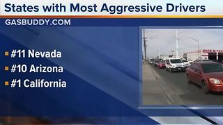 Study finds Nevada among states with most aggressive drivers