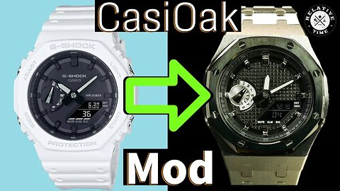 Full Metal CasiOak Mod! Casio GA-2100 Mod Project from SKXMod