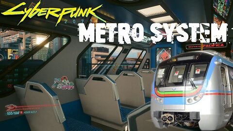 Cyberpunk 2077 Metro System Summer ☀ Play #shorts🕹