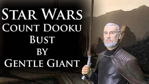 Star Wars Count Dooku bust by Gentle Giant