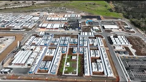 Drone Footage Of The New Covid Death Camp in Perth Australia....Massive Infrastructure In Place!