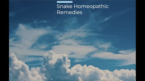 Snake Homeopathic Remedies