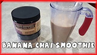 Banana Chai Smoothie - Solis Nutritional Blends Review - *GIVEAWAY*