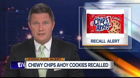 Chewy Chips Ahoy 13-ounce cookies recalled