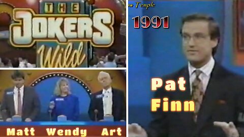 Pat Finn | The Joker's Wild (1991) | Matt Wendy Art | Full Episode | Game Shows