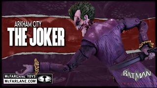 McFarlane Toys Batman Arkham City The Joker Figure @The Review Spot