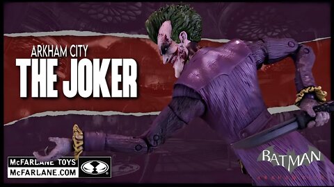 McFarlane Toys Batman Arkham City The Joker Figure @The Review Spot