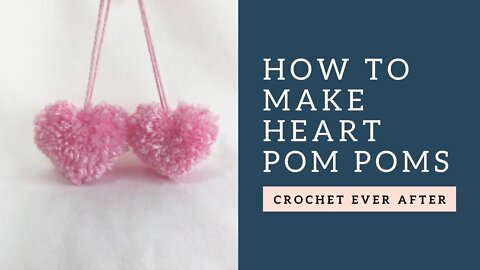 How To Make A Heart Shaped Pom Pom