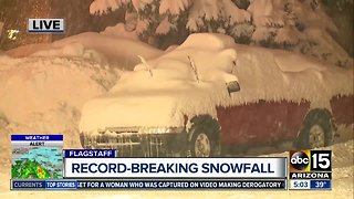 Flagstaff sets record for snow, with more on the way Friday