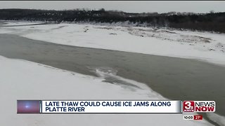 Ice jams possible along Platte River