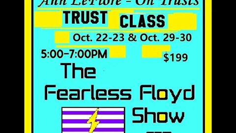 TRUST CLASS: OCT. 22nd Here's what you get!