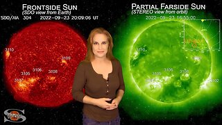 An Earth-Directed Stealthy Solar Storm Launches Amid Flare Players | Space Weather News 09.24.2022