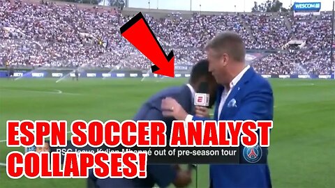 ESPN soccer analyst Shaka Hislop COLLAPSES on live TV before AC Milan vs Real Madrid match!