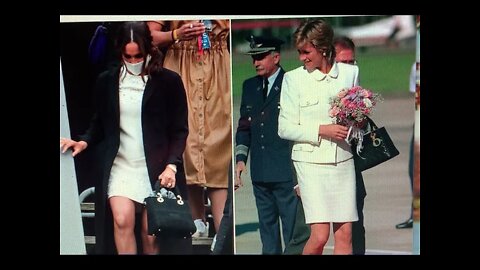 Meghan Markle Wearing Princess Diana's Bag? #shorts