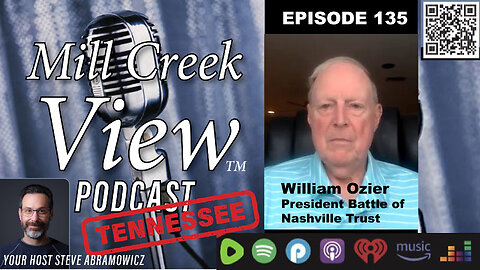 Mill Creek View Tennessee Podcast EP135 William Ozier Interview & More 10 4 23