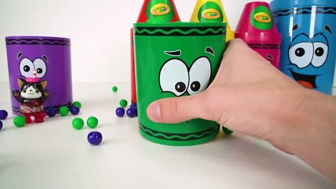 158 7Best Toy Learning Video for Toddlers and Kids Learn Colors with Surprise Crayons!