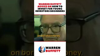 Warren Buffett Advice on How To Invest for Young Investors Beginners | Motivational Speech #shorts