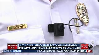 Police body cameras approved by city council
