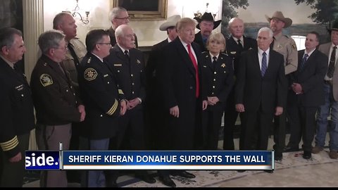 Sheriff Donahue went to the White House to represent Idaho on border security