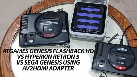 Battle of of the 16 bit Sega Genesis Clones: AtGames Sega Genesis Flashback HD Vs Hyperkin Retron 5