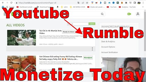 Notizia Nuovo Sync Link tra Rumble e Youtube e Monetizzazione con 0 Follower