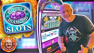 💎LINE HIT JACKPOT! 💎Double Diamond Free Games ➡️HANDPAY! | The Big Jackpot | Raja Slots