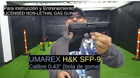 UMAREX Pistola H&K SFP 9 -Calibre 0,43 (Bola de Goma) Colombia