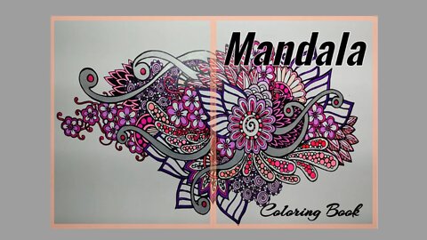 #Shorts Mandala Art Coloring Book - Calming Music