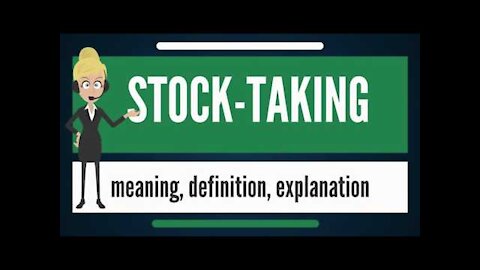 What is STOCK-TAKING? What does STOCK-TAKING mean? STOCK-TAKING meaning, definition & explanation