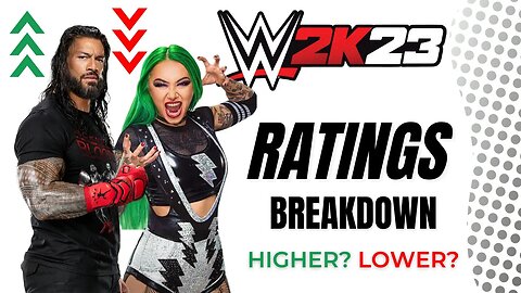 BREAKING DOWN EVERY RATING - WWE 2K23 (2K..what are we doing..)